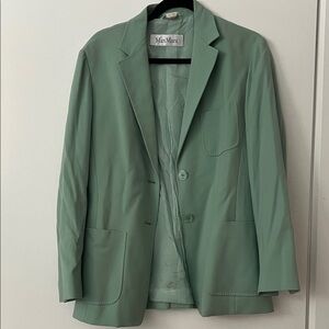 MaxMara Light Green Blazer